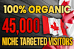 drive real canada targeted web traffic