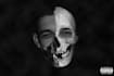 edit your face into a skull