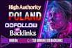 build poland high authority backlink polish link building