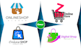 create professional ecommerce online store logo