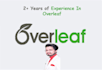 write your document or thesis in overleaf