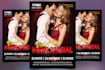 design party, event, valentines day  flyer, and poster
