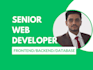 develop a web app with database, backend, frontend