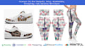 design custom, trendy leggings, and shoes