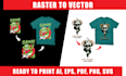 vector trace, redraw logo, recreate png to vector file