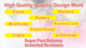 design professional flyers, posters, business cards and brand stationery