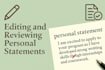 review and edit your personal statement