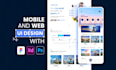 design UI for website or mobile app