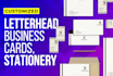 design business card, letterhead and brand stationery items