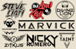 do stunning dj, music band or typography logo