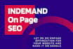 do monthly on page seo and achieve top 3 rankings