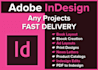 design any adobe indesign projects