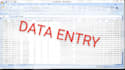 do excel data entry, copy paste, typing, data mining