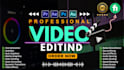edit youtube videos, fitness, podcasts, yt shorts and reels