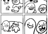 make a Simple black and white Four Panel comic
