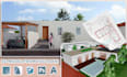 make 3d model of your plan in archicad and sketchup