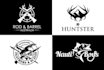 design hunting and fishing logo