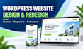 design or redesign a professional wordpress website