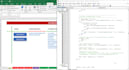 write the vba code to manipulate excel data