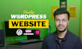 create professional and modern responsive wordpress website