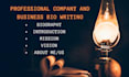 do company bio writing, biography, be your about me and business bio writer