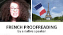 proofread and edit your french text