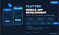develop a cross platform mobile app for android and ios using flutter