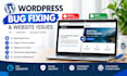 fix wordpress bugs, errors, and website issues