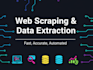 do python web scraping and data extraction from any public websites superfast