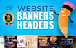 create an awesome banner design or banner ads for your website