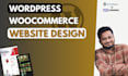 build wordpress ecommerce website using woocommerce store