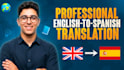 translate your book or ebook from english to spanish