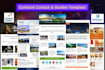 design responsive constant contact, aweber, email template