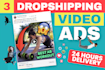 create a personalized dropshipping facebook video ad that actually converts