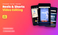 do social media video editing, instagram reels and youtube shorts editing