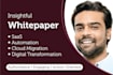 write an insightful white paper on saas technology
