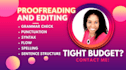 provide flawless proofreading and editing services