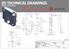create precise 2d engineering, mechanical, and technical drawings