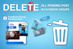 delete your all facebook group posts