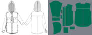do tech pack, measurement chart for any size range,design