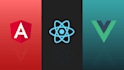 do your frontend in vuejs or reactjs or angularjs