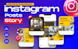 do instagram post design and stories