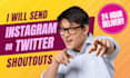do twitter shoutout sharing and instagram shoutout