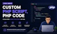 write custom PHP script, php code
