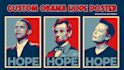draw your picture into obama hope poster