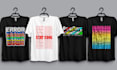do awesome custom typography t shirt design for you