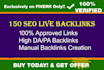 do 150 high authority dofollow backlinks
