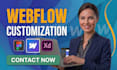 fix webflow errors and issues, customize or edit webflow website