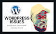 fix wordpress issues or errors