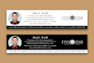 design email signature, email footer